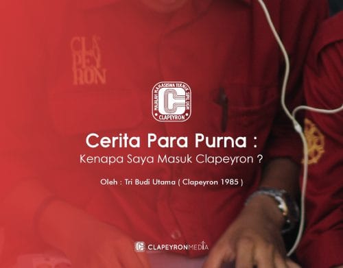 Kenapa Saya Masuk Clapeyron?