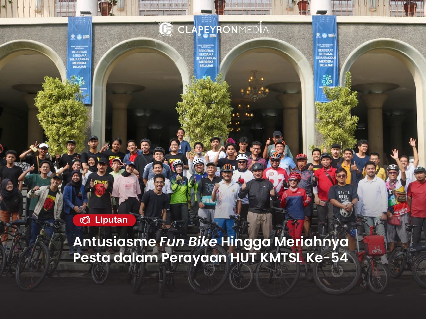 Phosphenes, Antusiasme Fun Bike Hingga Meriahnya Pesta dalam Perayaan HUT KMTSL ke-54
