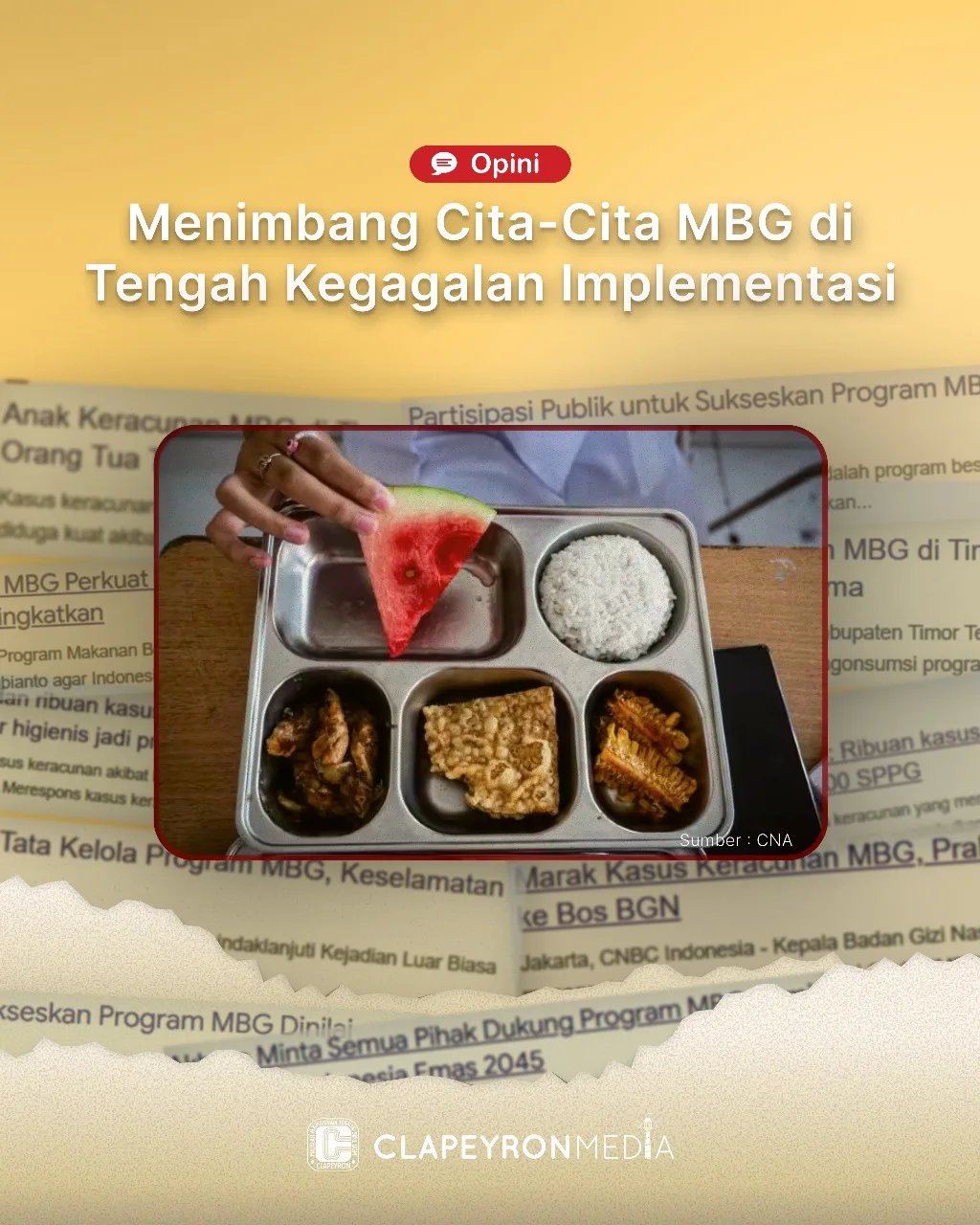 Menimbang Cita-Cita MBG di Tengah Kegagalan Implementasi