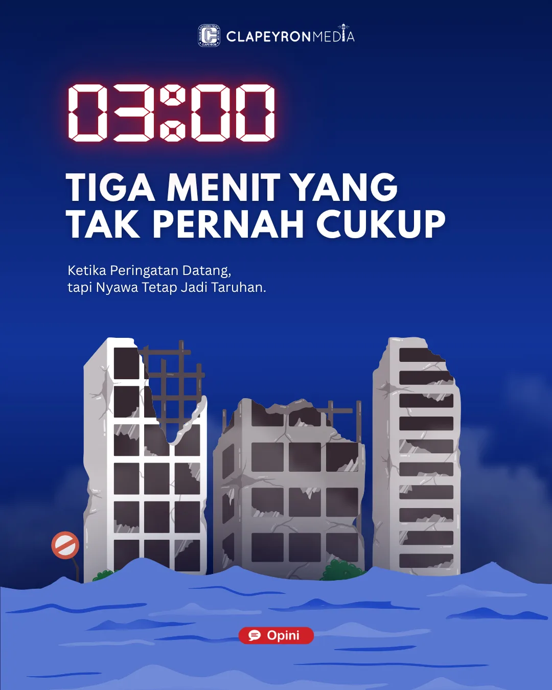 Tiga Menit yang Tak Pernah Cukup: Ketika Peringatan Datang, tapi Nyawa Tetap Jadi Taruhan